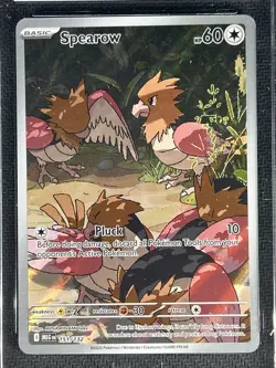 2025 Pokemon Mega Evolutions ** SPEAROW ** #151/132 Illustration Rare 💎TAG 10💎 - Image 2