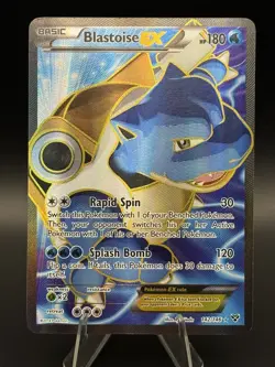 Blastoise EX - 142/146 - Pokemon XY Base Set Full Art Ultra Rare Holo - Image 1