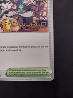 Pokemon World Championship 2025 Italian Paradise Resort SVP IT 224 Anaheim Promo - Image 5