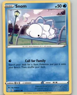 Pokemon Shining Fates Snom #029/072 Common - Image 1