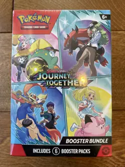 🔥 Pokemon TCG SV09 Journey Together Booster Bundle 6 Packs Sealed New - Image 1