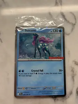 SWIRL 💫 Suicune - 026/094 - Phantasmal Flames Sealed GAMESTOP Promo - Pokemon - Image 2