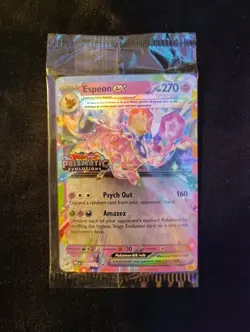 SEALED Pokemon Espeon EX 034/131 Prismatic Evolutions STAMPED Promo MINT - Image 3