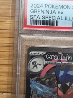 PSA 9 Greninja 🔥Ex #132 2024 Pokemon Black Star Promo Shrouded Fable - Image 5