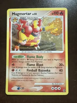 Magmortar 31/32 Holo Rare MP Pokemon TCG Secret Wonders Swirl - Image 1