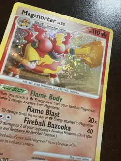 Magmortar 31/32 Holo Rare MP Pokemon TCG Secret Wonders Swirl - Image 2