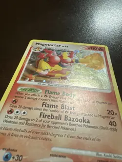 Magmortar 31/32 Holo Rare MP Pokemon TCG Secret Wonders Swirl - Image 3