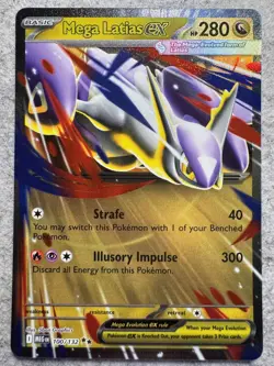 Mega Latias ex 100/132– Pokemon TCG Mega Evolution – Double Rare Holo – M/NM - Image 2