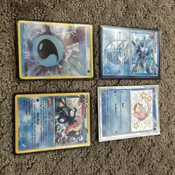 Pokemon Greninja Glaceon Slowpoke Holo Water Energy Lot of 4 Nintendo Eng - Image 1