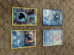 Pokemon Greninja Glaceon Slowpoke Holo Water Energy Lot of 4 Nintendo Eng - Image 2