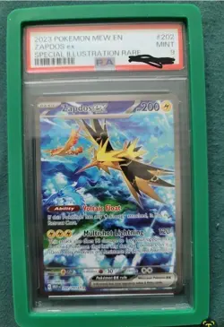 Pokemon Zapdos ex Special Illustration Rare Holo PSA Sv: Scarlet & Violet 151 2… - Image 1