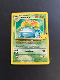 Pokemon Venusaur 15/102 Celebrations: Classic Collection Holo - NM - Image 1