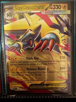Pokemon Mega EX Holo Card Lot 18 - Mega Venusaur, Manectric, Heracross - Image 3