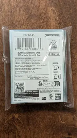 Char Anzable Bandai Card Fest 25-26 Exclusive Sleeves Sealed (70) - Image 2