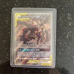Pokemon Umbreon & Darkrai GX SM241 TAG TEAM Sun & Moon Promo Holo Card - Image 1