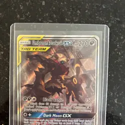 Pokemon Umbreon & Darkrai GX SM241 TAG TEAM Sun & Moon Promo Holo Card - Image 2
