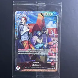 SEALED Shanks 2025 PSA Magazine Promo OP09-001 One Piece Promotion Cards Foil - Image 1