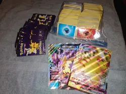 Lot Pokemon Cards 900+ Basic Energy 3 Jumbo Cards 44 Trick or Trade - Image 1