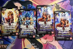 Dragon Ball Super Card Game Fusion World FB09 Dual Evolution Booster Packs x4 - Image 1