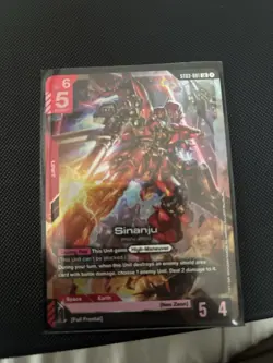 Sinanju Foil - ST03-001 NM - Gundam TCG Card Game - Image 1