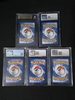 Pokemon TCG 5 Graded Card Lot Bundle - Image 2