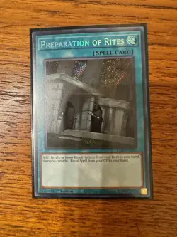 Preparation of Rites RA02-EN056 Secret Rare NM Card English - Image 1