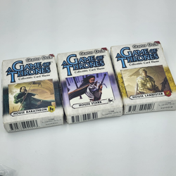 A Game of Thrones CCG - 3x Starter Decks + 44 bulk cards Lot - Image 2