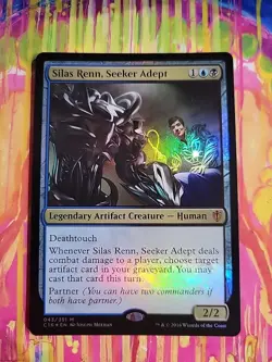 MTG: Silas Renn, Seeker Adept - Foil - Commander 2016 - Near Mint - Image 1