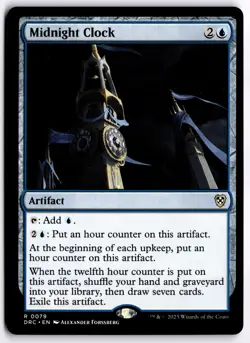 Midnight Clock NM DRC Commander: Aetherdrift MTG - Image 1