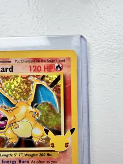 Pokemon Charizard Full Art Holo Rare 004/102 Base Set Mitsuhiro Arita - Image 3