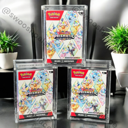 Pokemon TCG Booster Bundle Premium Acrylic Display Case ☀ UV+ Protection - Image 1
