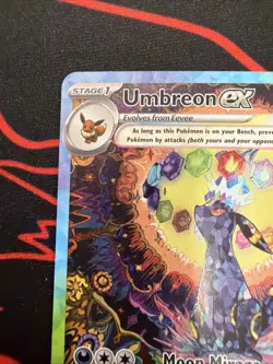 Pokemon TCG Umbreon EX Prismatic Evolutions Card 161/131 - Image 2