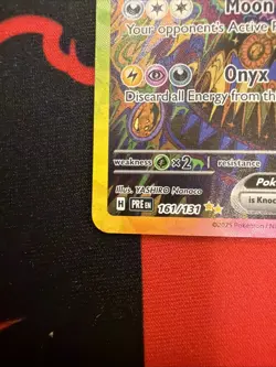 Pokemon TCG Umbreon EX Prismatic Evolutions Card 161/131 - Image 5