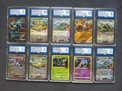 Pokemon Tcg Graded Slabs Bundle Lot Of 10 AEY - Image 1