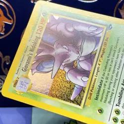 Pokemon TCG Giovanni's Nidoking Gym Challenge Holo Perfect SWIRL 7/132 LP - Image 5