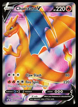 Charizard V SWSH050 Holo Sword & Shield Promo Pokemon Card - Image 1