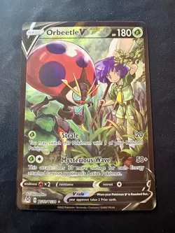 Pokemon TCG Lost Origin Trainer Gallery Orbeetle V Ultra Rare #TG12 Holo - Image 1