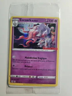 Pokemon Lost Origin HISUIAN ZOROARK De Hisui HOLO Gamestop Promo 076/196 - Image 1