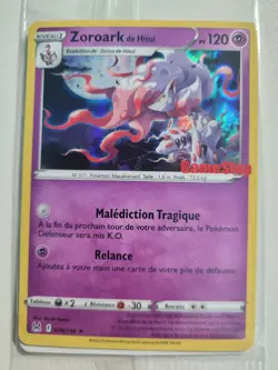 Pokemon Lost Origin HISUIAN ZOROARK De Hisui HOLO Gamestop Promo 076/196 - Image 2