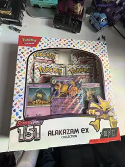 2- Pokemon TCG Scarlet & Violet 151 Alakazam EX Collection Factory Sealed Swirl - Image 2