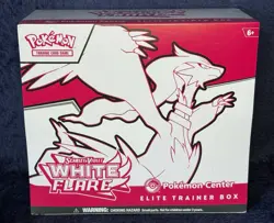 Pokemon White Flare Pokemon Center ETB Elite Trainer Box Factory Sealed New - Image 1