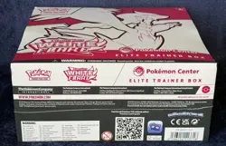 Pokemon White Flare Pokemon Center ETB Elite Trainer Box Factory Sealed New - Image 2