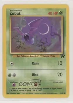 Zubat Pokemon Team Rocket #70 2000 - Image 1