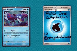 Kyogre Cosmo Holo 034/132 USA Excl Pokemon TCG Mega Evolutions Promo Masterset - Image 3