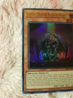 Yu-gi-oh! Nebulus, Dragon Ruler of Mishaps Ultra Rare ALIN-EN019 1st Edition - Image 2