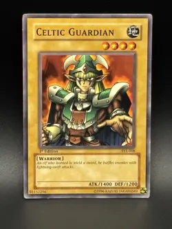1996 YuGiOh Starter Deck: Yugi Evolution - SYE-008 Celtic Guardian [1st Edition] - Image 1