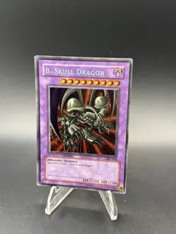 HOLO B. Skull Dragon – BPT-006 Limited Edition Vintage Yu-Gi-Oh Card. Creased - Image 1