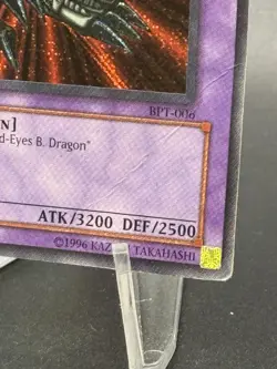 HOLO B. Skull Dragon – BPT-006 Limited Edition Vintage Yu-Gi-Oh Card. Creased - Image 5