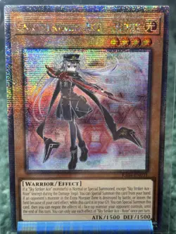 Yugioh Sky Striker Ace Roze RA04-EN031 1st Edition Quarter Century Secret Rare - Image 1