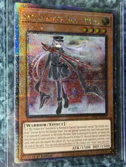 Yugioh Sky Striker Ace Roze RA04-EN031 1st Edition Quarter Century Secret Rare - Image 4
